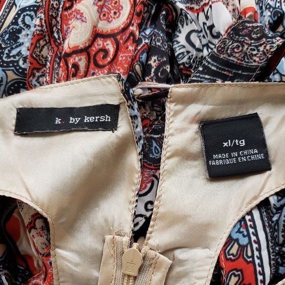 NWOT K by Kersh High-Low Cutout Dress - XL - Picture 5 of 5